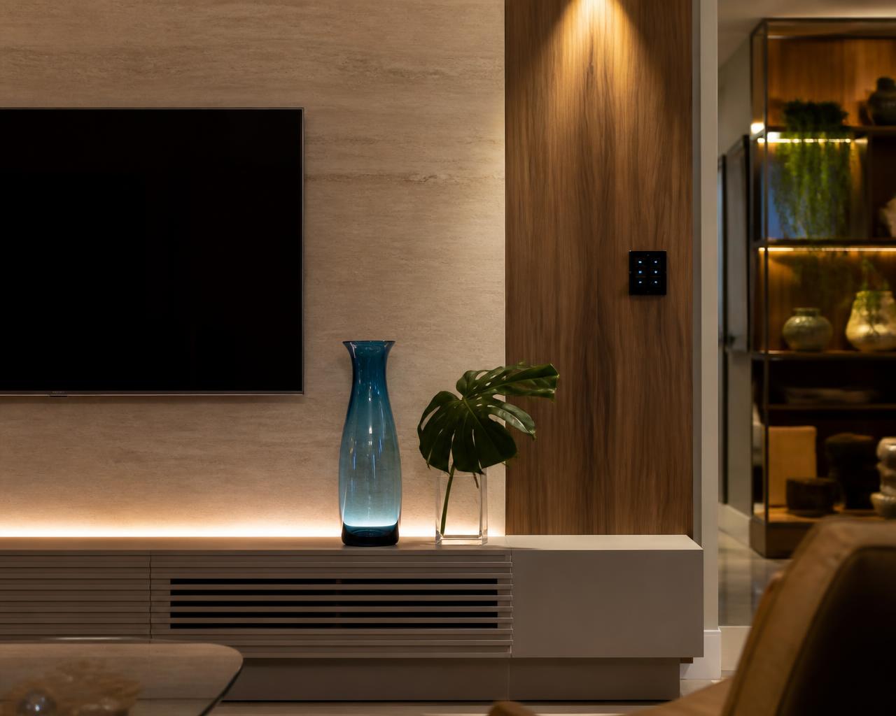 Ambiente automatizado sem fiação aparente